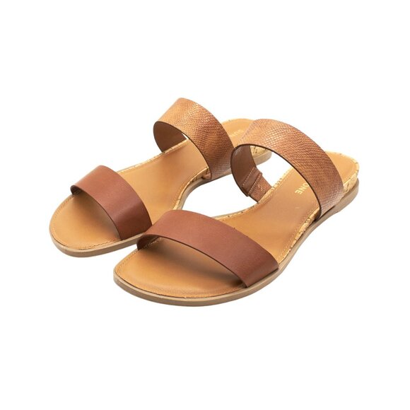 Sun + Stone Women Strappy Ankle-Strap Round Toe Block Heel Zip-up Dress Sandals - Picture 4 of 8